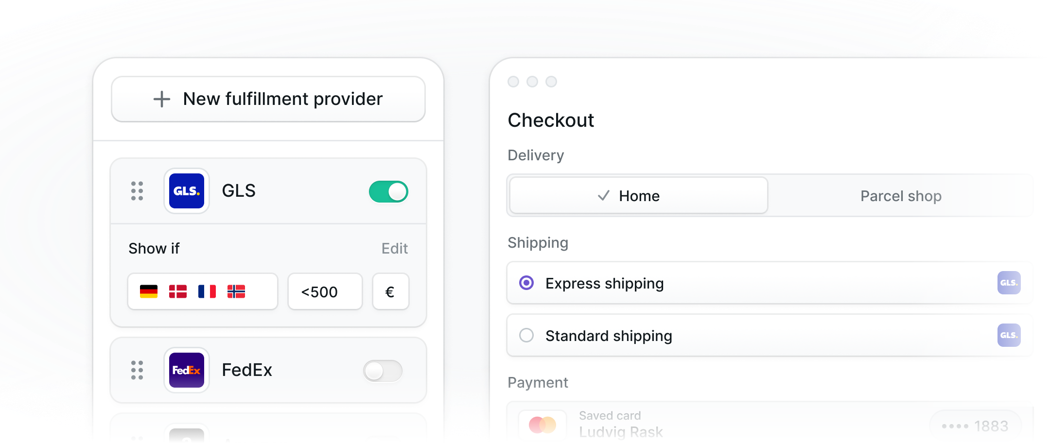 Medusa's order fulfillment dashboard